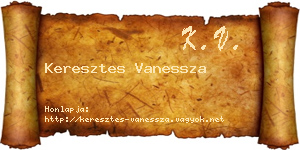 Keresztes Vanessza névjegykártya